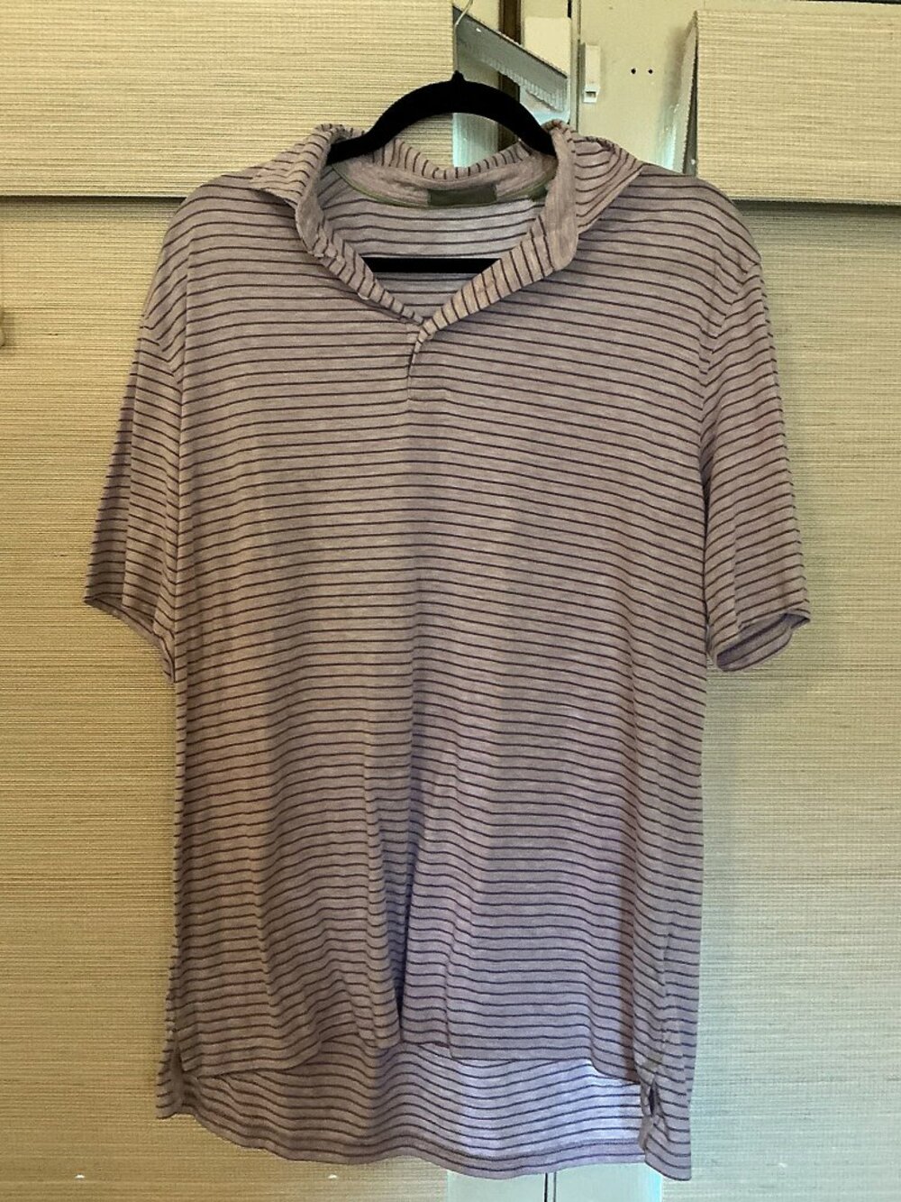 tasc Cloud Polo Shirt - lavender size L